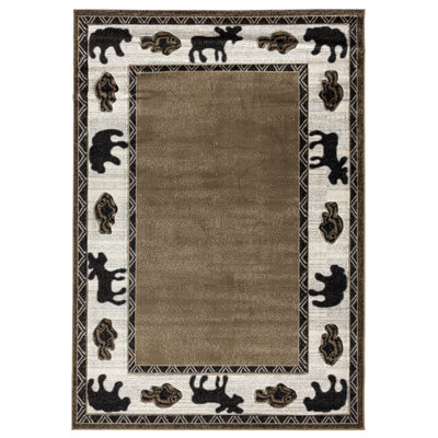 Tapis brun Keener