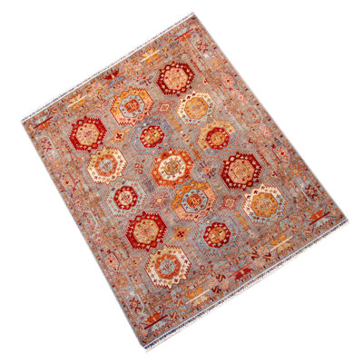 Afghan Wool Southwestern Area Rug