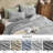 100% Cotton Yarn-Dyed Jacquard Duvet Floral Duvet Cover Set-115609429-115609417