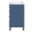 Meuble-lavabo de 30 po avec lavabo en céramique, petite armoire de salle de bain, armoire moderne avec 2 tiroirs et tablette réglable-327012408