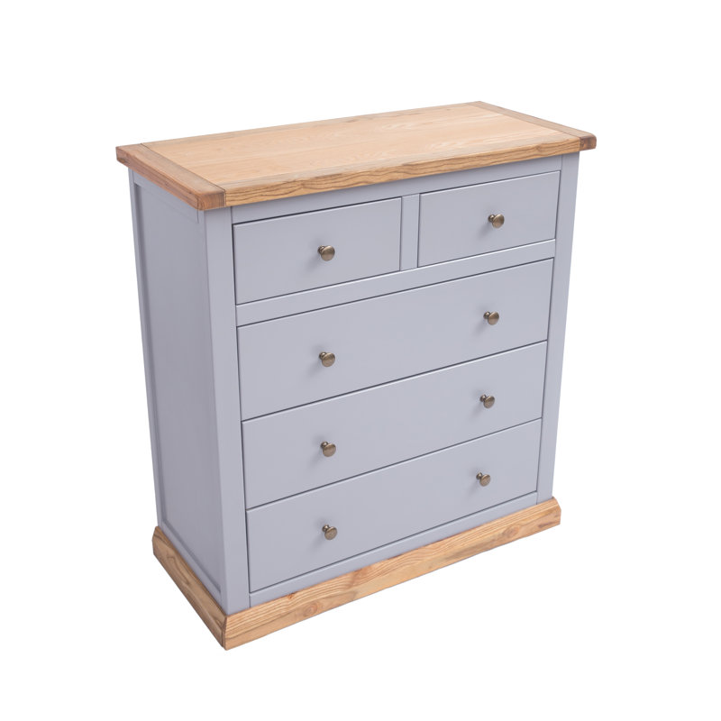 Valero 90 cm W Chest of 5 Drawers