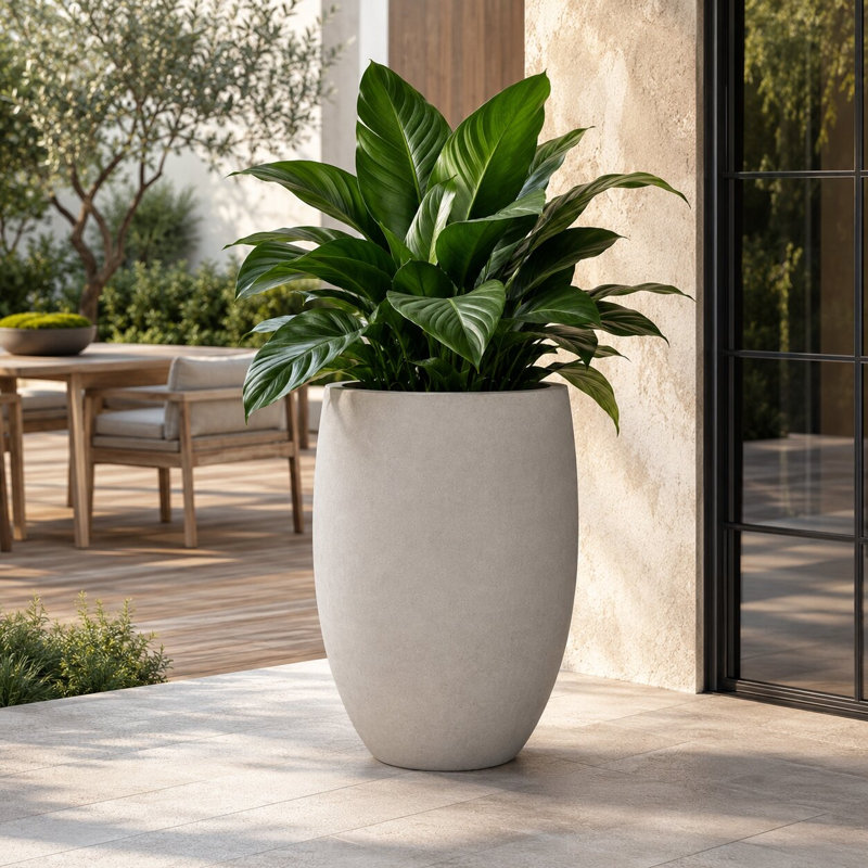 Gethsemane Pot Planter, 21.7'' H x 17'' W x 17' D, Begie
