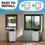 AIRO COMFORT 8,000 BTU Portable Air Conditioner Cools 350 Sq. Ft. With Dehumidifier And LCD Remote In White