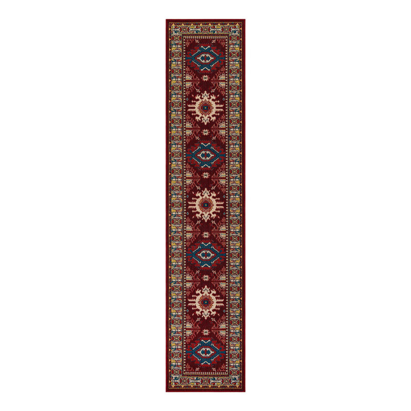 Tapis intérieur / extérieur Loreto Higgin, Tapis de couloir 2 pi 7 po x 12 pi