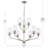 Celino Nine-Light Chandelier with Clear Glass-265313845