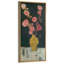 «Pink Blossoms in Vase Floral Still Life», reproduction d'art sur toile encadrée-1463829838-1463829839
