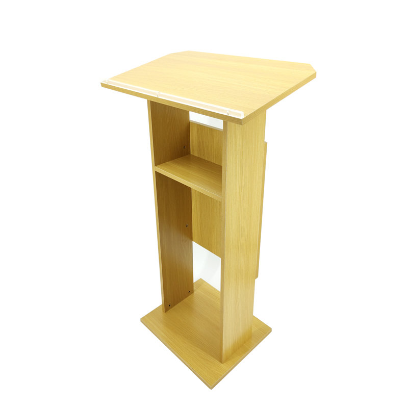 Pupitre pour pupitre en bois assemblé Fixturedisplays® 14302 - Podium assemblé