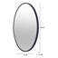 Tomaso Oval Metal Framed Full Length Mirror-256975675