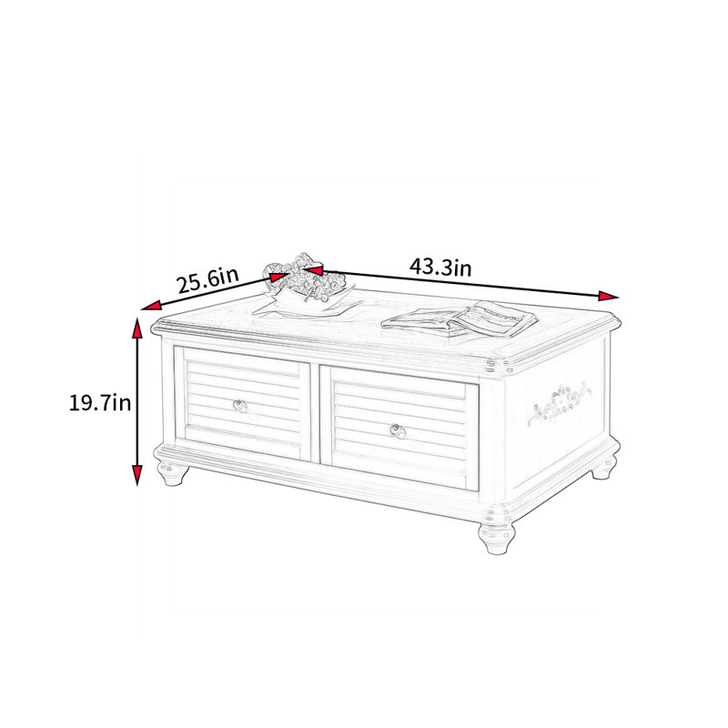Table basse American Classic