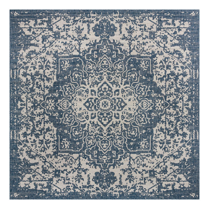 Jill Zarin Dubai Indoor/Outdoor Rug, Square 13'1"