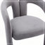 Fauteuil de cuisine en velours rembourré-2045468961