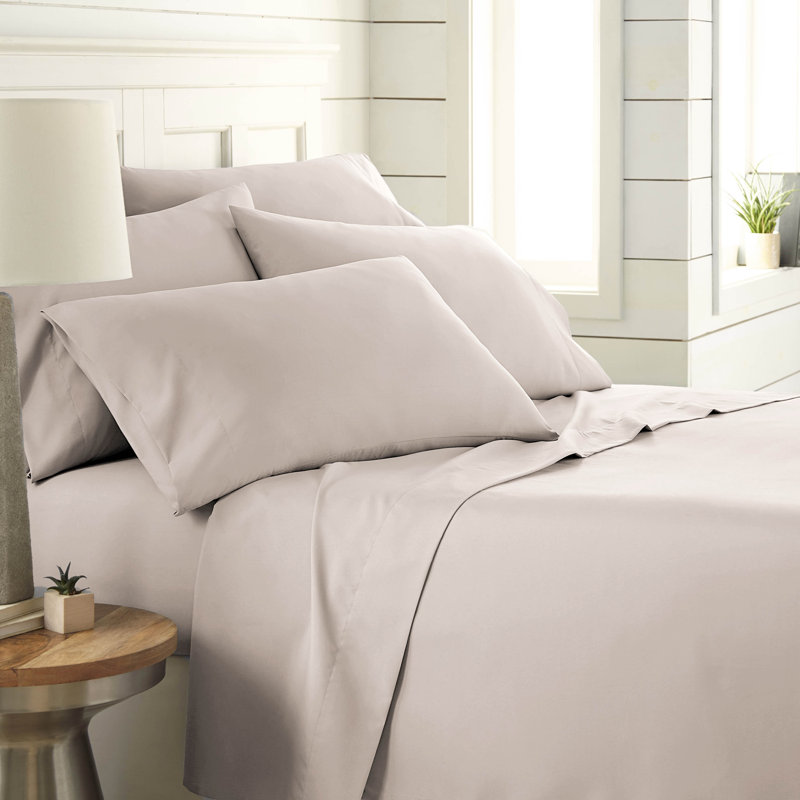 Vilano Springs Extra Deep Pocket Sheet Set, 6-Piece Ultra Soft Microfiber Sheets and Pillow Cases, Wrinkle Resistant, Easy Care
