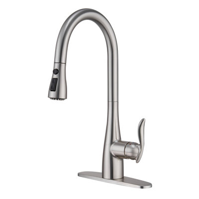 Pull Down Touch Single Handle Kitchen Faucet -  mondawe, MD-D46-BN