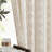 Linen Blend Semi-Sheer Rod Pocket Curtain Pair-654547565-654547553