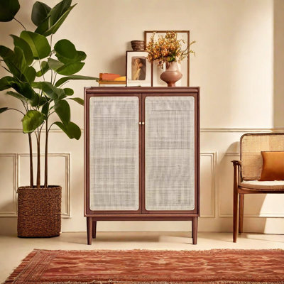 20 Pair Solid Wood Shoe Storage Cabinet