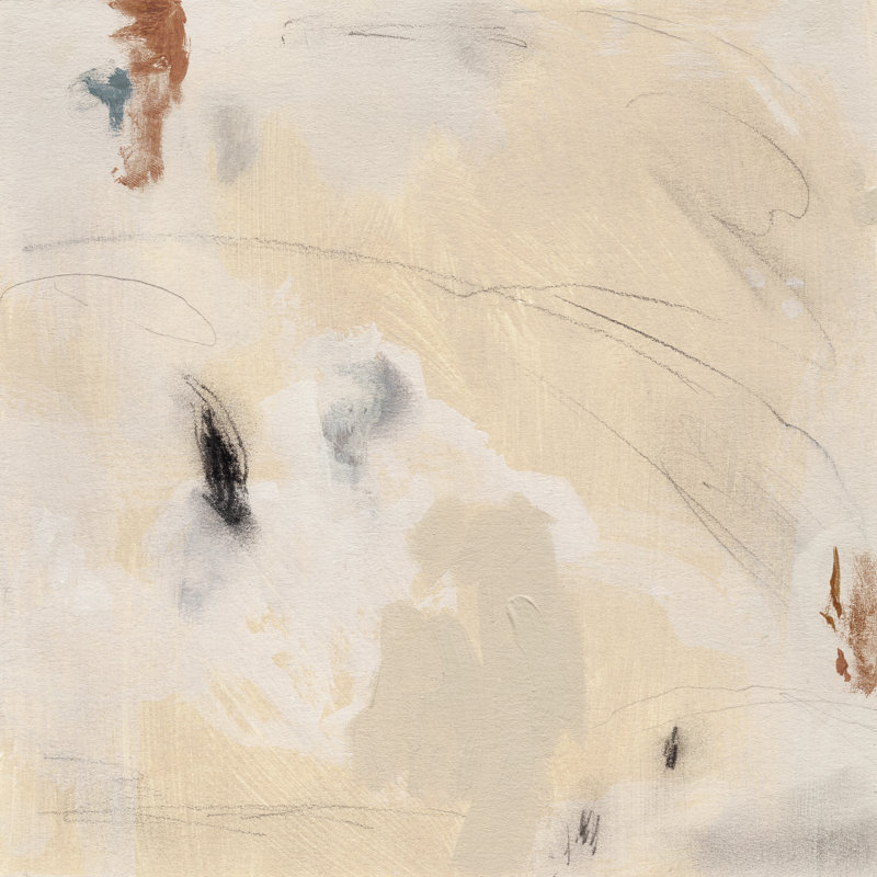 Clay Fragments II by Jacob Green - Wrapped Canvas Painting, 30cm H x 30cm W