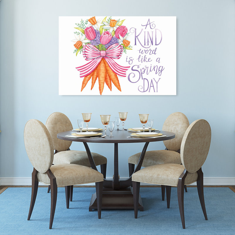 Bouquet de carottes, jonquille contemporaine, tulipe et fruits, art mural, 32" H x 48" W