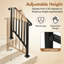 Ensemble de rampe d'escalier 2 marches