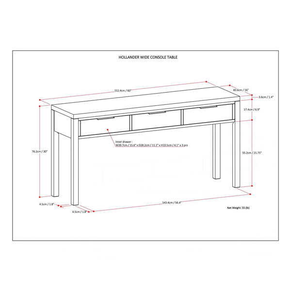 Dimensions du produit