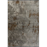 Rapture Abstract Cotton Gray/Light Brown Area Rug