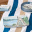 Plateau rectangulaire de 14 x 10 pouces Wake at the Lake, conception inspirée du bord du lac avec des œuvres d'art pittoresques, grès durable, va au lave-vaisselle et au micro-ondes, parfait pour les hors-d'œuvre et les plats principaux