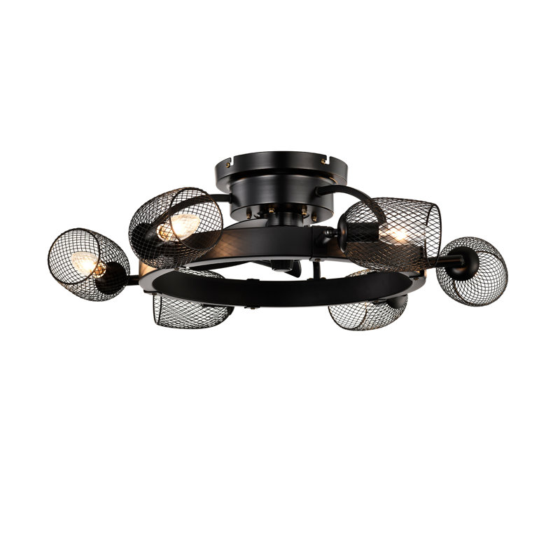 25.8''  Industrial Ceiling Fan With Remote Control