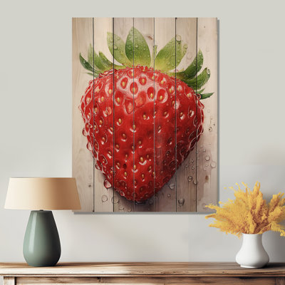 " Fruit Sweet Strawberry Pointillism I "
