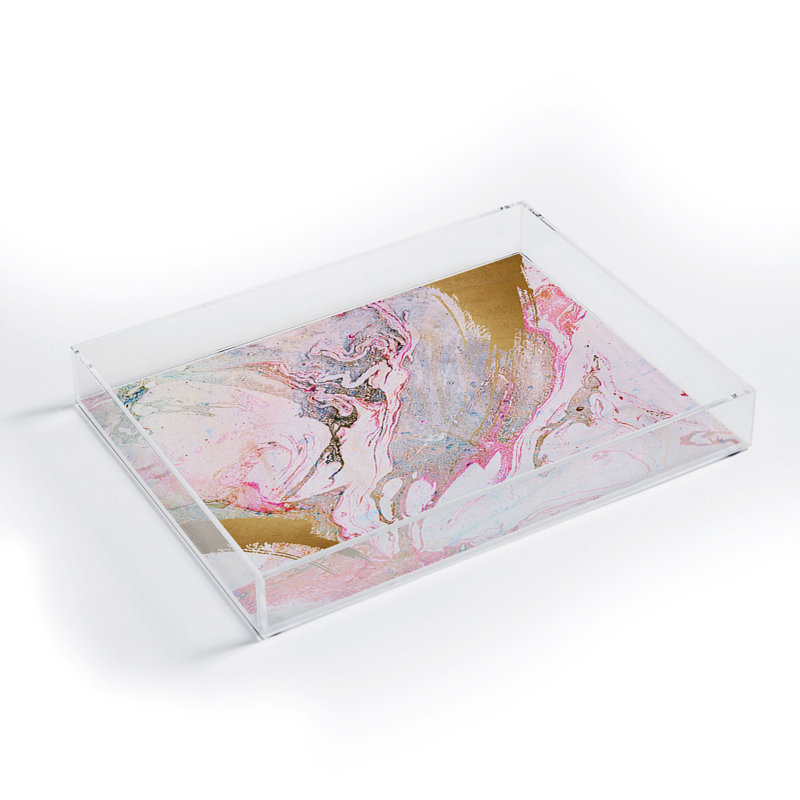 Plastic / Acrylic Tray, 1" H x 8" W x 6" L