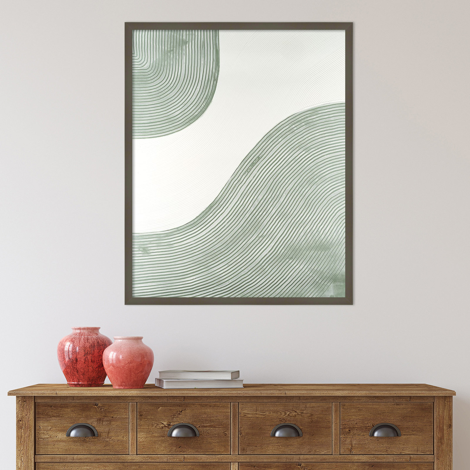 Get Going by Vanna Lam, Gray, 33" H x 27" W x 1" D