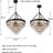 Jahmier Adjustable 8-Layer Waterdrop Crystal Chandelier