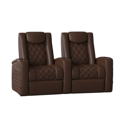 Azure Recliner Home Theater Row Seating (Row of 2) by Red Barrel Studio