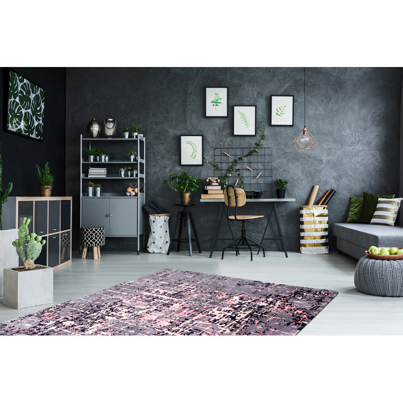 Cyrilla Geometric Hand Woven Area Rug, Rectangle 140 x 200cm