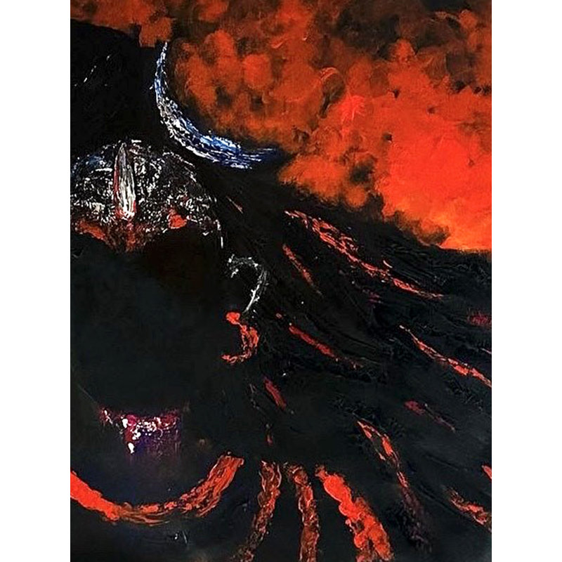 Lord Shiva | Acrylique sur toile | Œuvre d'art par Shaily Verma