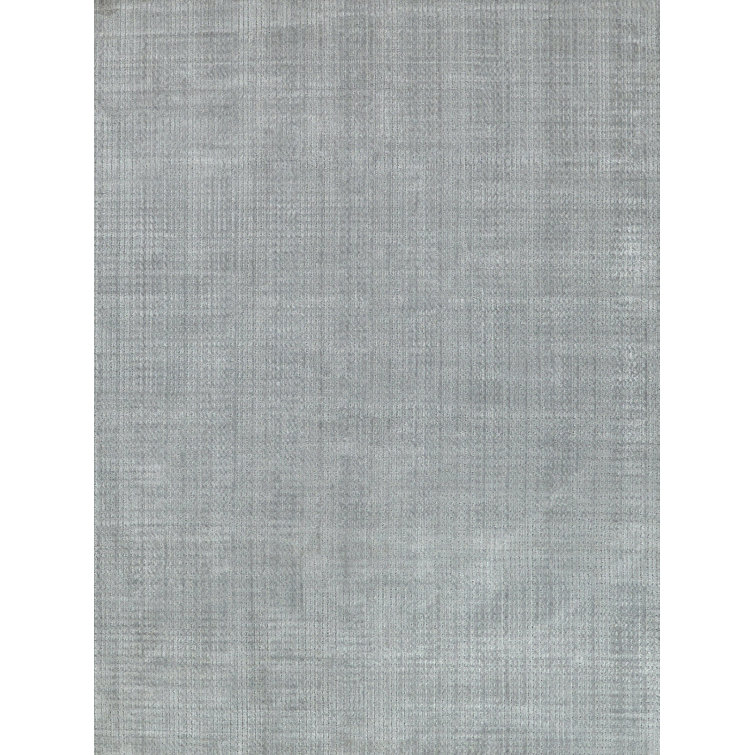 Cabrini Striped Area Rug in Light Silver