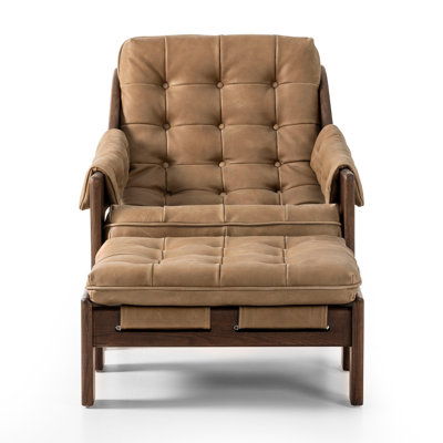 Halston Chair with Ottoman