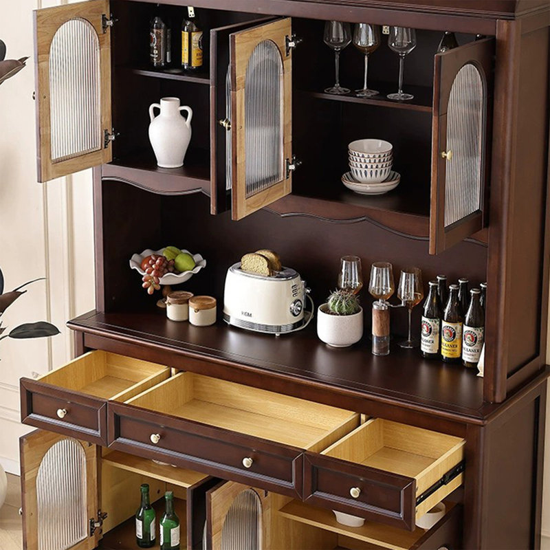 Buffet en bois de noyer massif