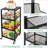 Kitchen 4-Tier Storage Cart on Wheels