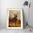 White Framed