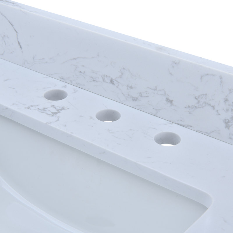 48'' Enigineerd Bathroom Vanity Top with Sink