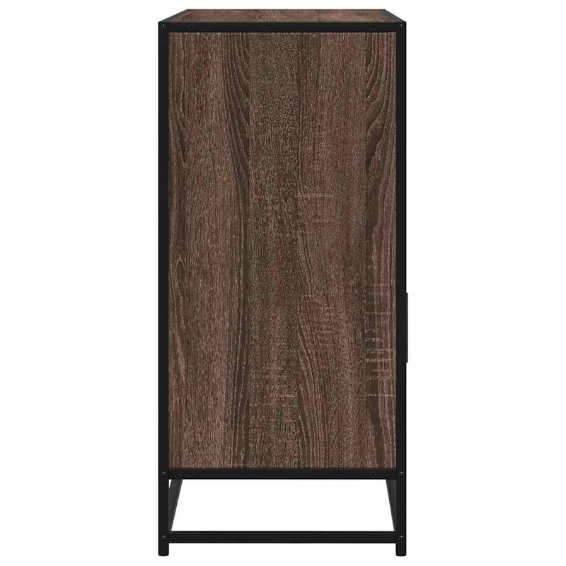 Sideboard 100X35x76 Cm Engineered Wood, Brown Oak