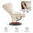 Swivel Recliners with Ottoman, Reclining TV Chairs with Vibration, Faux Leather Lounge Chair-2115537197
