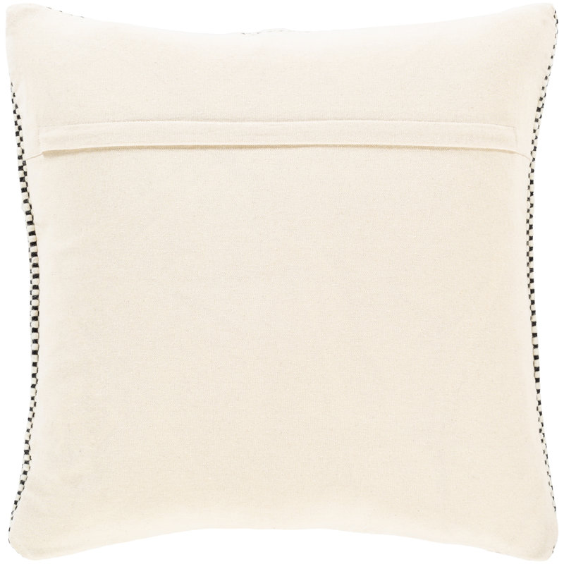 Sefarina Striped Cotton Blend Throw Pillow, 22" H x 22" W, Down
