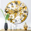 Horloge murale florale-93380338