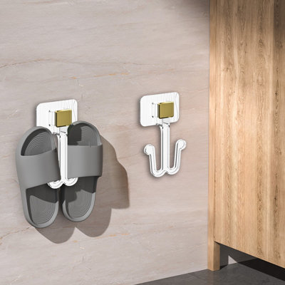 Support de salle de bain pour salle de bain sans perçage ni crochet d'installation de vestige
