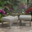 Ensemble de 2 repose-pieds de patio en métal épais et beige de 22 po-1822685418-1822685417