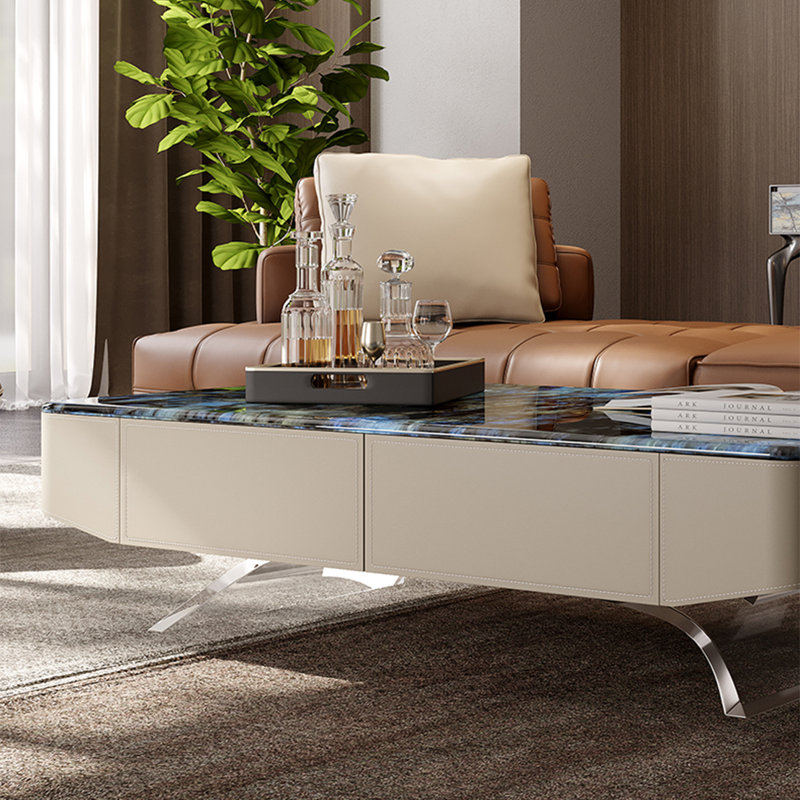 Table basse Luxury, H 15,7 po x L 51,2 po x l 27,6 po