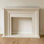 Foyer autoportant en bois massif beige-1830499161