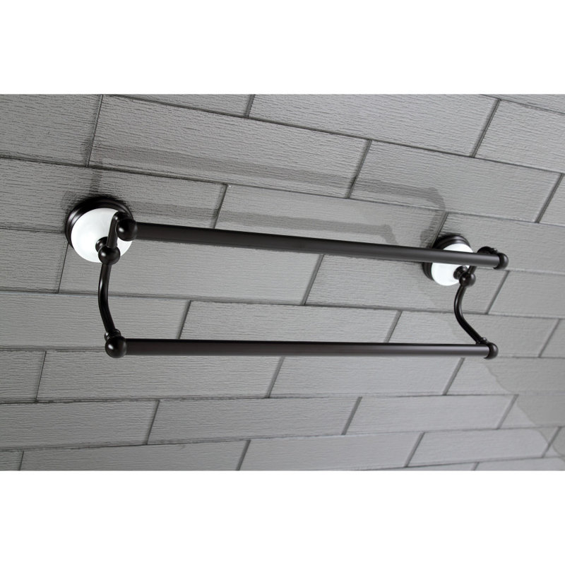 Kingston Brass Vintage 18-Inch Dual Towel Bar, Oil Rubbed Bronze