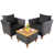 Brown Frame/Black Cushion