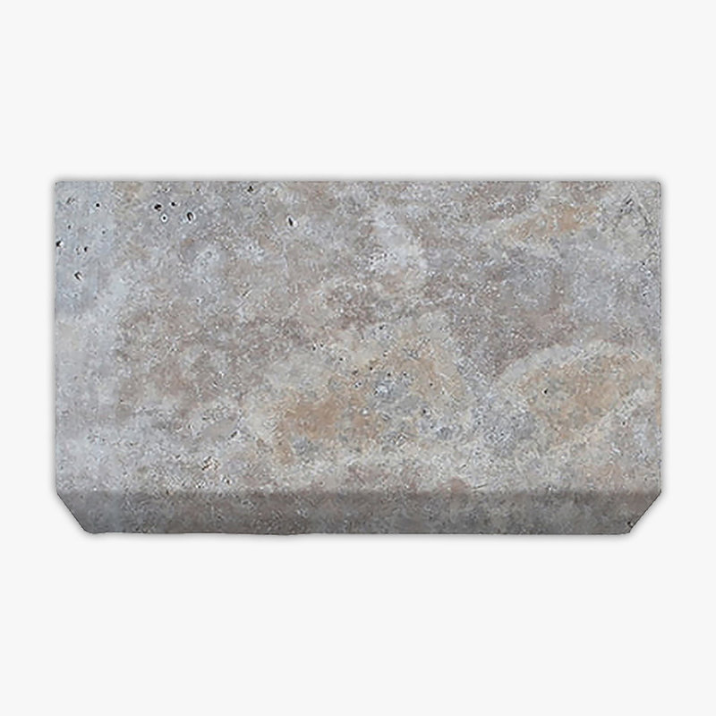 Silver Tumbled 6x12 Travertine Paver